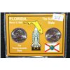 Image 1 : 2004 Florida State Quarter Set; P&D Mints