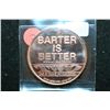 Image 2 : Barter is Better-Buy Local Go Local Copper Round; .999 Fine Copper 1 Oz.