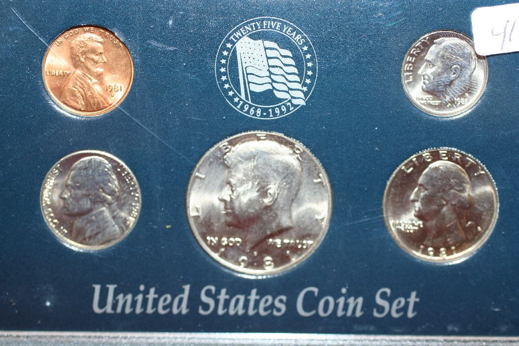 1981 Coin Set 1981 US Mint Coin Set