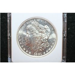 1881-S Silver Morgan $1; MCPCG Graded MS64