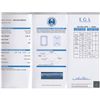 Image 2 : EGL Certified Diamond Emerald 1.02ctw F,SI1