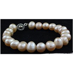 110.01ctw Philippines 9-10mm Freshwater Pearl Bracelet