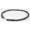 Image 2 : 230.53ctw Natural Multi-Color Rondelles Necklace