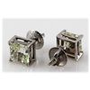 Image 2 : Genuine 2.40 ctw Princess Cut Earring J-K, SI3/I1