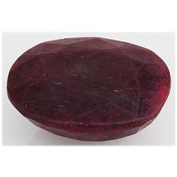 Ruby 383.5ct Loose Gemstone 50x35mm Oval Cut