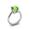 Image 1 : Peridot 2.00ctw Ring 14kt White Gold