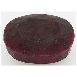 Ruby 280ct Loose Gemstone 40x35mm Oval Cut