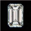 Image 1 : EGL Certified Diamond Emerald 0.51ctw H,VS1