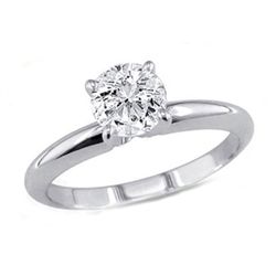 2.33 ct Round cut Diamond Solitaire Ring, G-H, SI2