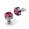 Image 1 : Ruby 2.25ctw Earring 14kt White Gold