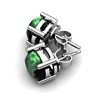 Image 1 : Emerald 5.00ctw Earring 14kt White Gold