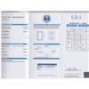 Image 2 : EGL Certified Diamond Emerald 1.04ctw F,SI1
