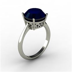 Sapphire 4.50 ctw Ring14kt White Gold