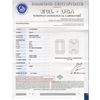 Image 2 : EGL Certified Diamond Cushion 1.00ctw D,SI1