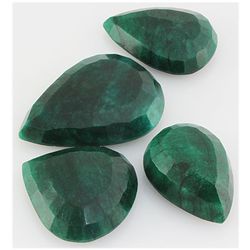 Emerald 592ct Loose Gemstone Mix Sizes Pear Cut