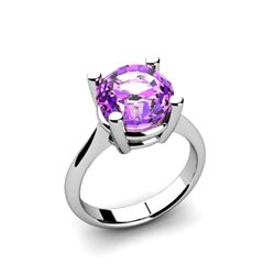 Amethyst 3.30ctw Ring 14kt White Gold