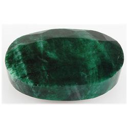 146.45ct Natural Oval Faceted Emerald Gemstone