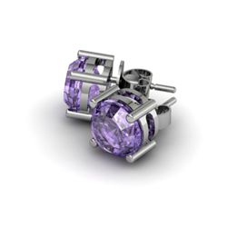 Tanzanite 3.10ctw Earring 14kt White Gold