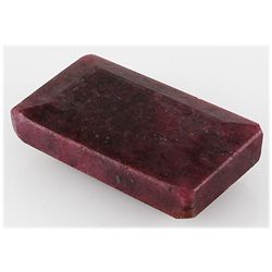 Ruby 233.5ct Loose Gemstone 42x25mm Emerald Cut