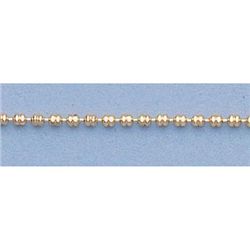 Pure Gold 16" 14k Gold-Yellow 1.3mm Double Bead Chain
