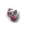 Image 1 : Ruby 3.20ctw Earring 14kt White Gold