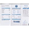 Image 2 : EGL Certified Diamond Emerald 1.03ctw F,SI1