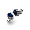 Image 1 : Sapphire 1.20ctw Earring 14kt White Gold