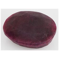 Ruby 221.5ct Loose Gemstone 40x35mm Oval Cut