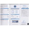 Image 2 : EGL Certified Diamond Emerald 1.50ctw D,SI1
