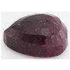 Image 2 : Ruby 581.5ct Loose Gemstone 50x40mm Pear Cut