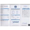 Image 2 : EGL Certified Diamond Emerald 1.04ctw G,SI2
