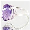 Image 2 : 19.6twc Natural Amethyst Sterling Ring (JEW-4011)