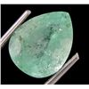 Image 1 : 3.53ct Natural Green Colombian Emerald Pear (GEM-9606)