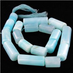 340ct Peru Blue Opal Bead Strand (JEW-4202)