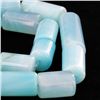 Image 2 : 340ct Peru Blue Opal Bead Strand (JEW-4202)