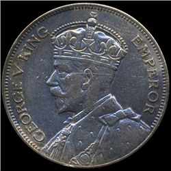 1934 New Zealand 1/2 Crown XF (COI-10230)