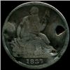 Image 1 : 1837 Half Dime Circulated Holed (COI-10371)