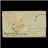 Image 1 : 1840s Oswego NY Stampless Cover SCARCE (STM-2052)