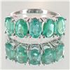 Image 1 : 9.15twc Colombian Emerald 10k Gold Ring (JEW-2901)