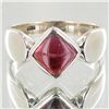 Image 1 : 23.4twc Garnet Sterling Ring (JEW-3902)