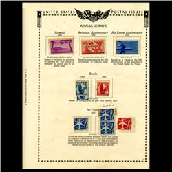 1952 US Stamp Album Page 10pcs (STM-1851)