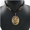 Image 2 : Tibet Bone Nickel Agate Elephant Choker Necklace (JEW-3248)