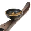Image 2 : Antique Teak Silk Weft Tool Candle Holder (CLB-144)