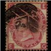 Image 1 : 1862 RARE GB 3p Rose Used Stamp  (STM-1321)