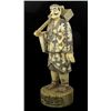 Image 3 : Chinese Handcarved Bone Standing Merchant on Base (CLB-969)