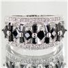 Image 1 : 37.78twc Red Lab Diamond White Gold Vermeil/925 Ring (JEW-3975)