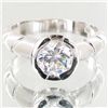 Image 1 : 25.05twc Lab Diamond White Gold Vermeil/925 Ring (JEW-3956)