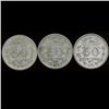 Image 1 : 1919-21 Mexico 50c VF/XF 3pcs (COI-10071)