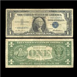 1957 $1 Silver Certificate Star Note Circulated RARE (COI-4699)