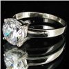 Image 2 : 11.1twc Lab Diamond White Gold Vermeil/925 Ring (JEW-3954)